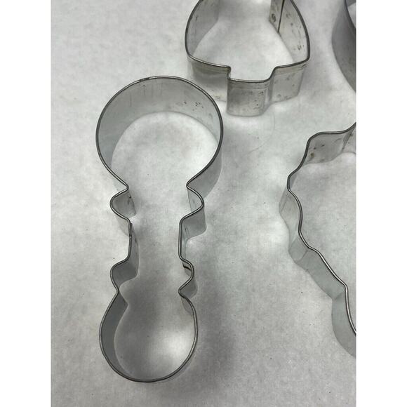 Baby Shower Cookie Cutter Lot of 4 Party Rattle Baby Carriage Heart Hobbie Holly - Picture 2 of 7